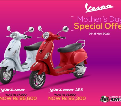 Vespa Mother's Day Deal